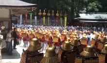 Samurai parade during a festival