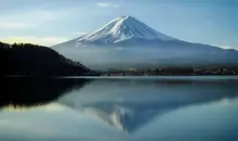 En invierno la vista del Monte Fuji está especialmente despejada.