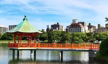 One of the ponds of Ohori Park