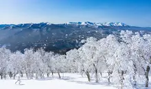 The Daisetsuzan national park in winter