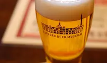 Un verre de bière provenant du Sapporo Beer Museum