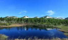 Le mont Hakkôda à la fin du printemps