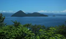 Le lac toya (Hokkaidô)