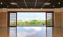 Le dojo spécial du nouveau musée du karaté à Okinawa,  "Shurei no Yakata"