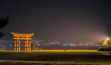 Torii of Itsukushima shrine in Miyajima