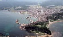 Wajima seen from the sky (Noto peninsula, Ishikawa prefecture)