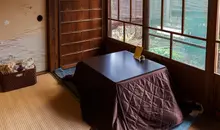 kotatsu in Tsubame cafe, Kamakura