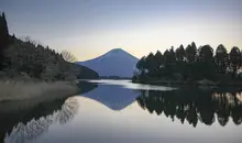 Vue sur le mont Fuji