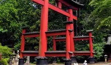 Le grand torii du sanctuaire