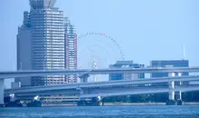 Vue de Odaiba depuis l'une des croisières ''Tokyo Cruise''