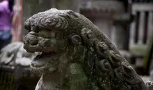 The komainu, the guardians of the shrines