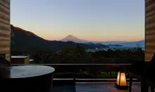 Un onsen privé avec vue sur le Mont Fuji !