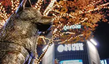 Hachiko, une des mascottes de la Yamanote