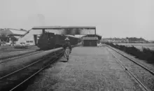 La gare de Shinagawa en 1897