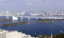 La baie de Tokyo d'Odaiba