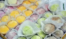 Des mochi colorés