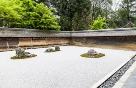 Ryoan-ji zen garden in Kyoto