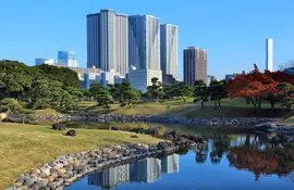 Hamarikyu-Gärten: Einer von Tokio muss man gesehen haben