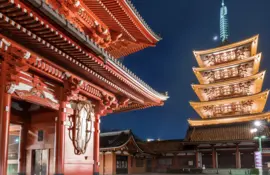 Senso-ji temple, one of Tokyo's landmarks