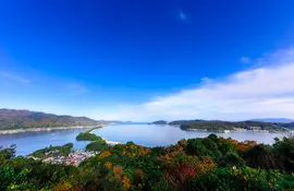 Sand in the sky in Amanohashidate : one of the 3 most beautiful views of Japan