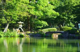 Ein Muss in Kanazawa: Kenroku-en Garden, einer der drei schönsten in Japan