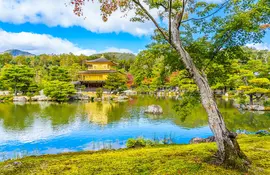 Goldener Pavillon Kinkaku-ji: ein Muss in der alten Hauptstadt von Kyoto