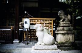 Okazaki Shrine in Kyoto