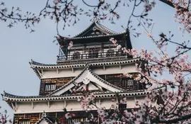 The beautiful castle of Hiroshima