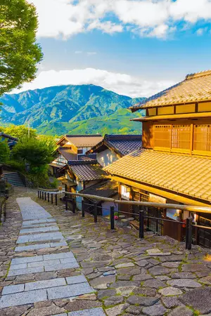 Fai un'escursione lungo il Nakasendo, tra Magome e Tsumago, nelle Alpi giapponesi