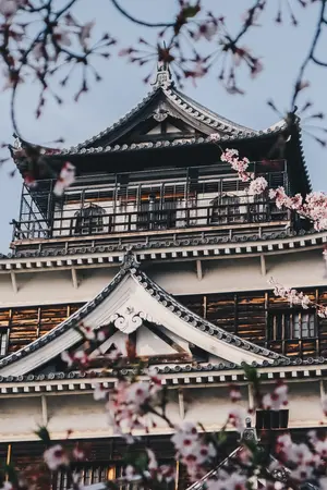 Le beau château d'Hiroshima