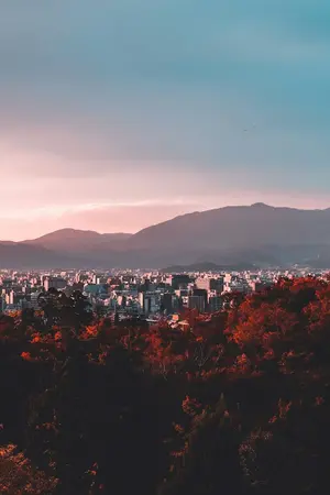 kyoto city view kyomizu dera