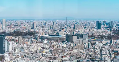 Vue en hauteur de Tokyp