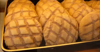 Original melon pan at Kagetsudo