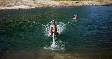River swimming in Japan