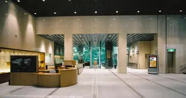 Sala de entrada del Museo de Arte de la Prefectura de Ishikawa.