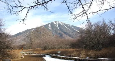 Mount Nantai on the heights of Nikko.