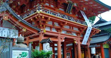 Ikuta Jinja, one of the oldest Shinto shrines in Japan in Kobe.