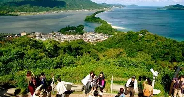 L'amanohashidate vu depuis le parc Kasamatsu