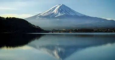 En invierno la vista del Monte Fuji está especialmente despejada.