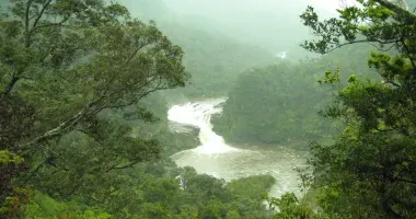 Las cascadas Kampire del río Urauchi en Iriomote