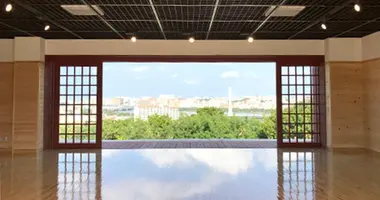 Le dojo spécial du nouveau musée du karaté à Okinawa, "Shurei no Yakata"