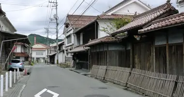 Calle tradicional de Saijo,   al este de Hiroshima.