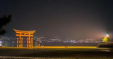 Torii of Itsukushima shrine in Miyajima