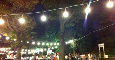 Le Forest beer garden, près du parc du sanctuaire Meiji, à Tokyo