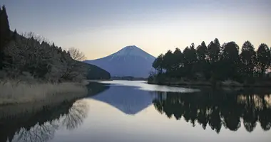 Vue sur le mont Fuji