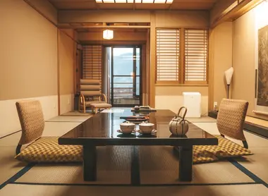 À l'intérieur d'une maison japonaise