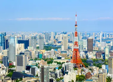 Tokyo tower and Roppongi cultural district