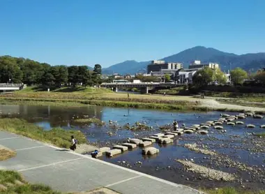 Demachiyanagi area, Kyoto, Japan