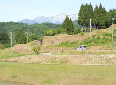 View of the mountains looking to the other side from the brewery