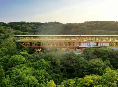 View of the splendid building Zenbo Seinei View of the splendid building Zenbo Seinei